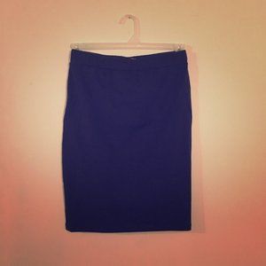 Dark Blue Navy Forever 21 Pencil Skirt